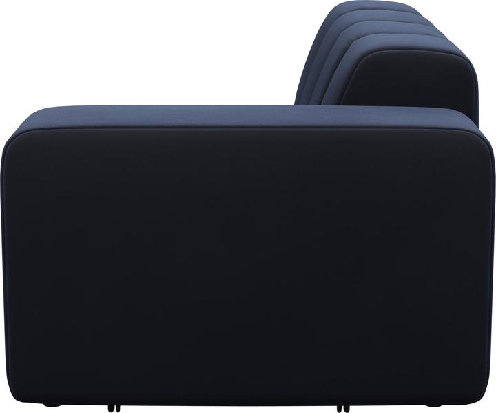 Rivièra Maison Dazzle Corner Arm Right, velvet VI, midnight navy