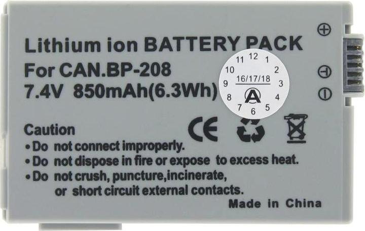 Produktbild AccuCell Akku Canon FVM300 Camcorder (Kamera Akku)