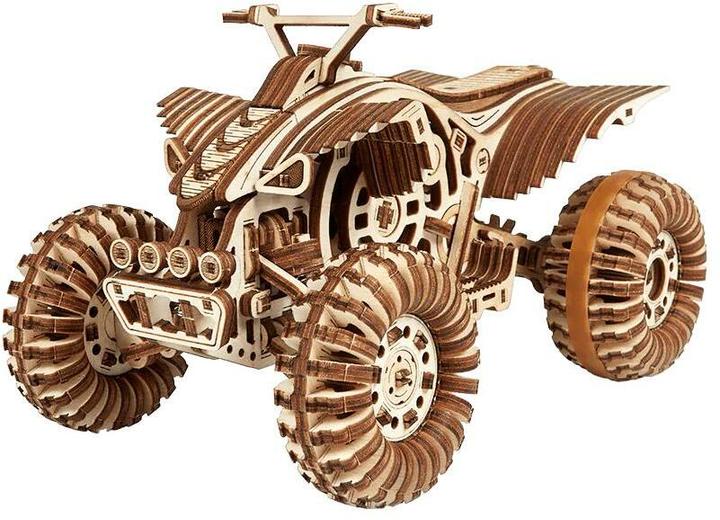 Actual product image Wood Trick Raptor Quad Bike - 3D Wooden Kit