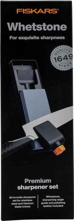 Actual product image Fiskars Whetstone Premium set for sharpening knives