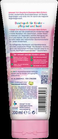 Produktbild Tetesept Mein Einhorn Rosa Regenbogen (200 ml)