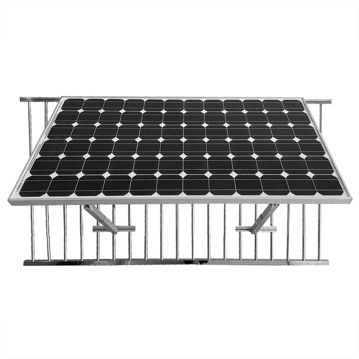 Produktbild Offgridtec Solarmodul Halter für Balkongeländer Rahmenhöhe 3035mm Neigungsverstellbar (90 W, 14.90 kg)