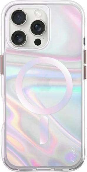 Actual product image Uniq etui Coehl Savon iPhone 16 Pro Max 6.9" Magnetic Charging bubble prism (Apple iPhone 16 Pro Max)