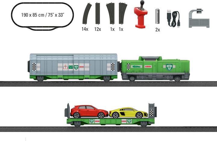 Actual product image Märklin my world 29347 - Car transport starter pack (Track H0)