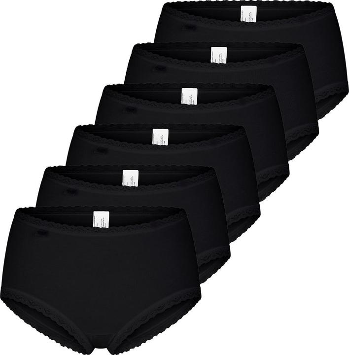 Sloggi 6er Pack 24/7 Cotton Lace Midi Slip