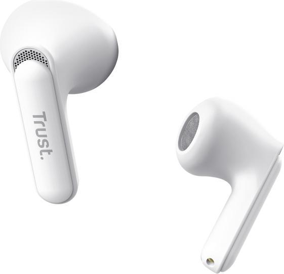 Actual product image Trust Yavi Bt Enc Earphones White (ANC, 6 h, Cable)