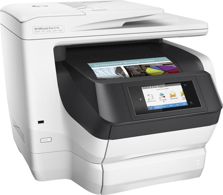 Produktbild HP OfficeJet Pro 8740 (Tintenpatrone, Farbe)