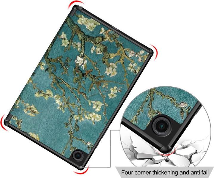 Actual product image Cover-Discount Galaxy Tab A8 10.5 - Tri-fold Smart Case Blossoms (Galaxy Tab A8)