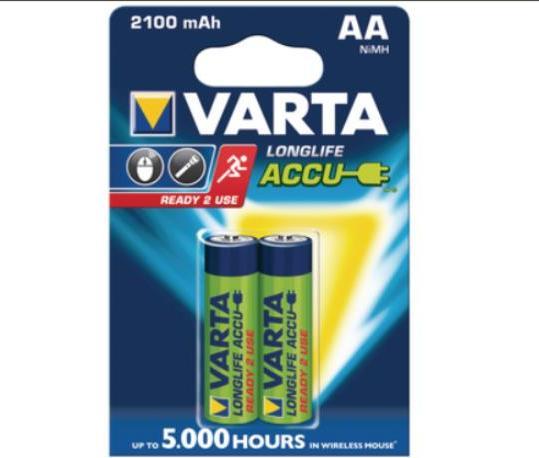 Produktbild Varta Recharge Accu Power (2 Stk., AA, 2100 mAh)