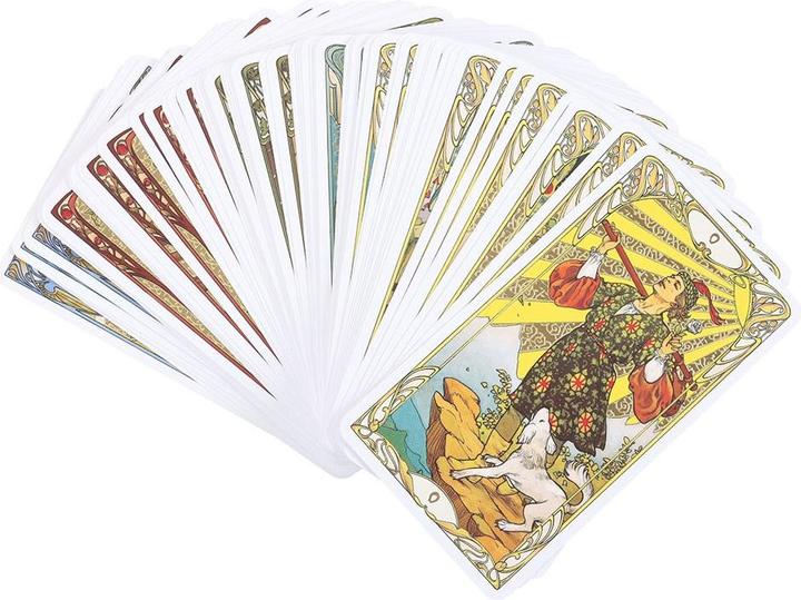 Actual product image Something Different Golden Art Nouveau Tarot Cards (78 pcs.)