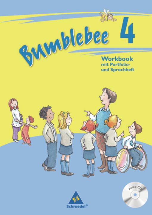 Produktbild Bumblebee 4th Workbook plus Portfolio / Language Booklet and Pupil's Audio CD (Englisch, Gisela Ehlers, Ursula Michailow-Drews, Karin Flüeck, Elke Marquis, Jessica Schneefuss, 2010)