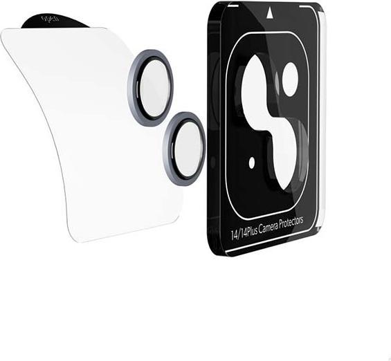 Produktbild Epico Aluminium Lens Protector for Apple iPhone 14 / 14 Plus (6,1") - starlight (1 Stück, Apple iPhone 14 Plus, Apple iPhone 14)