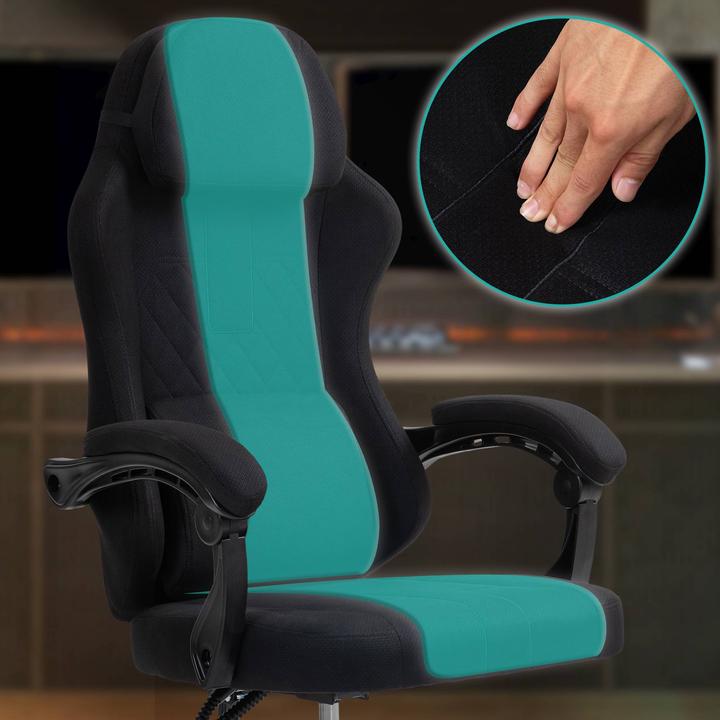 Actual product image CLP Office chair Miltona cover ergonomic height-adjustable upholstered