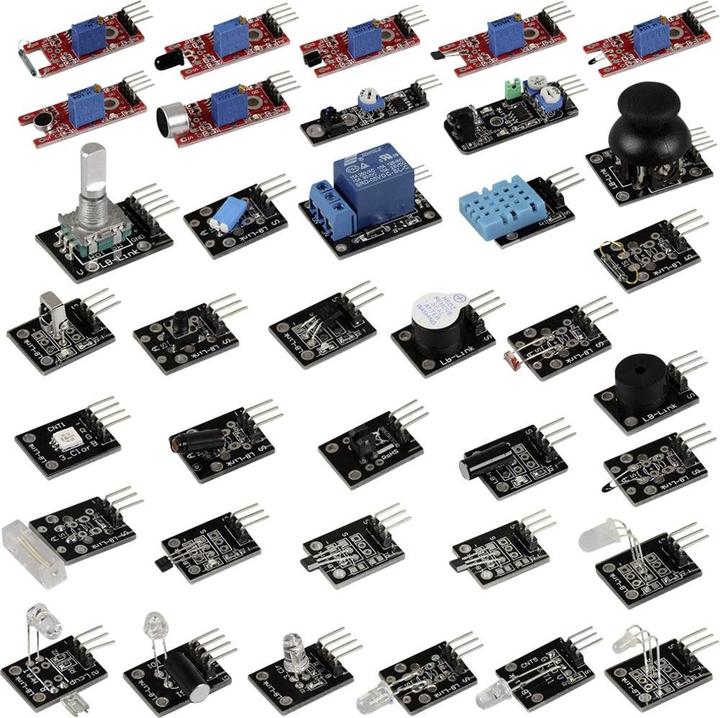 Actual product image Joy-it Sensor kit SEN-Kit X40 Arduino, Banana Pi, Cubieboard, Raspberry Pi®, Raspberry Pi® A, B, B+, pcDuin