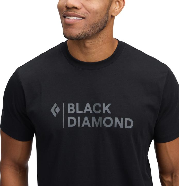 Actual product image Black Diamond M Mini Stacked Ss Tee (M)