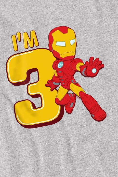 Produktbild Iron Man TShirt 3 Geburtstag (128)