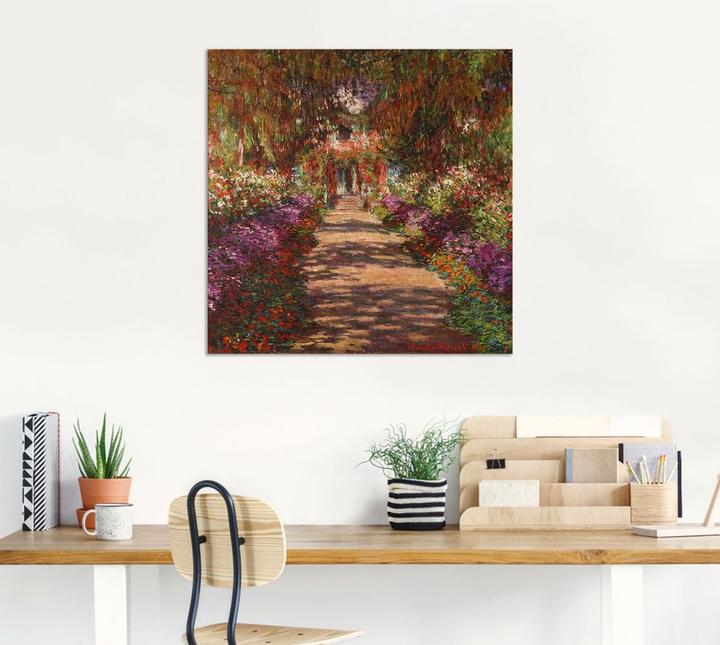 Produktbild Artland Weg in Monets Garten in Giverny. 1902 T6UD (70 x 70 cm)