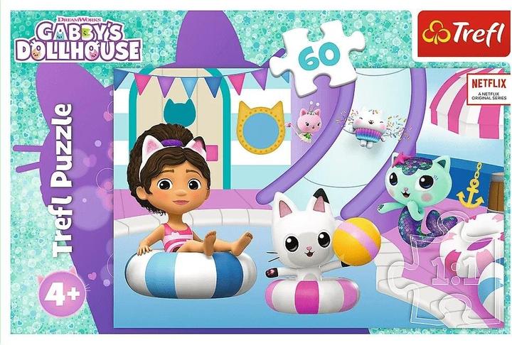 Productafbeelding Trefl Puzzel 60 - Gabby's poppenhuis (60 onderdelen)