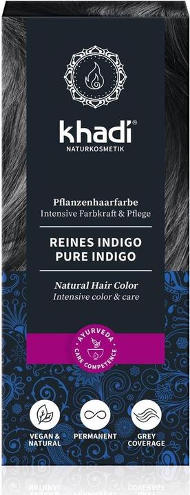 Image du produit Khadi Teinture végétale pour cheveux Indigo pur (Indigo)