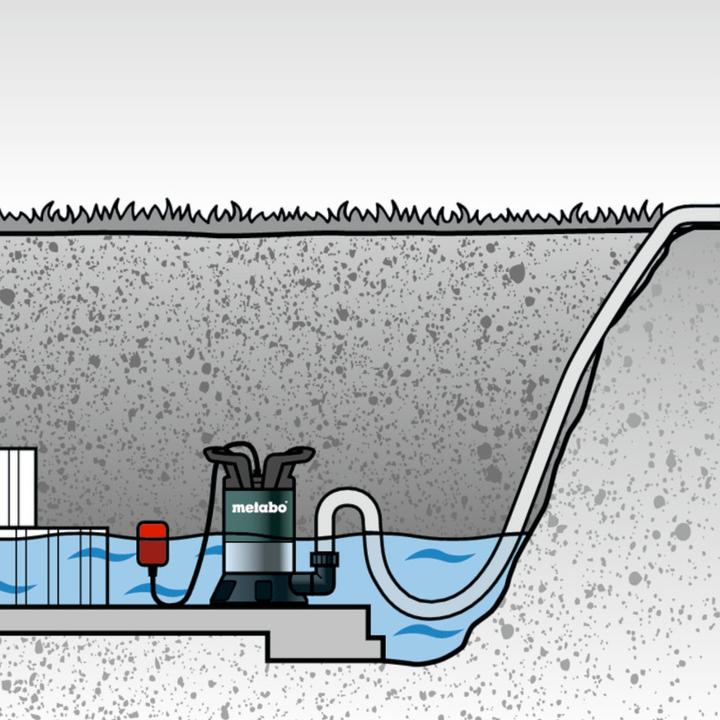 Immagine prodotto Metabo Pompa sommergibile per acque chiare TP 13000 S / 550 Watt (Pompa per acqua pulita)