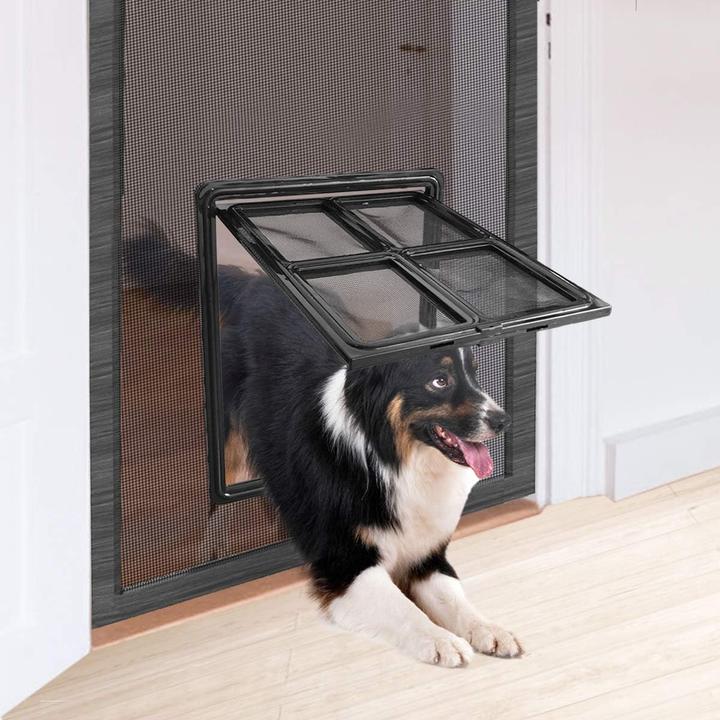 Produktbild Enjoying Haustierklappe mit Fliegengitter (Magnetische Katzenklappe)