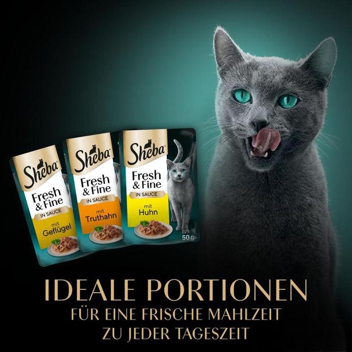 Produktbild Sheba Fresh & Fine in Sauce (Adult, Senior, 15 Stk., 750 g)