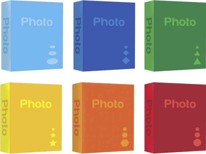 Produktbild ZEP Basic farbl. sortiert 13x19 300 Fotos Einsteckalbum (24 x 31 cm)