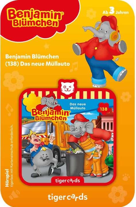 Image du produit Tigermedia Tigercard Benjamin Blümchen Le nouveau camion à ordures (Allemand)