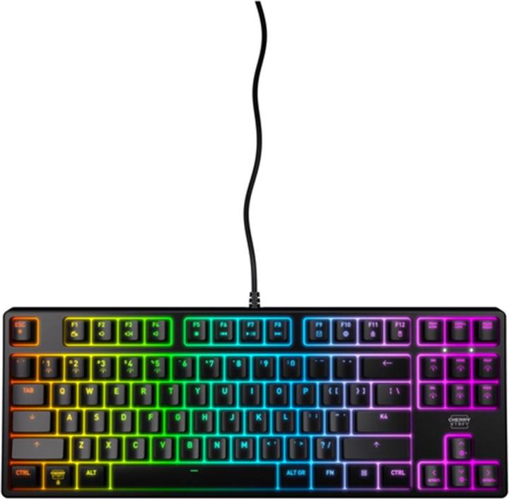 CHERRY XTRFY K4V2 TKL keyboard, black (US, Cable)