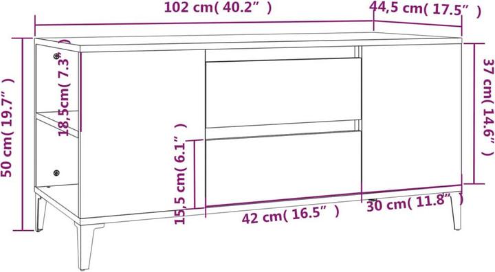 Produktbild VidaXL Marine (102 x 44.5 x 50 cm)