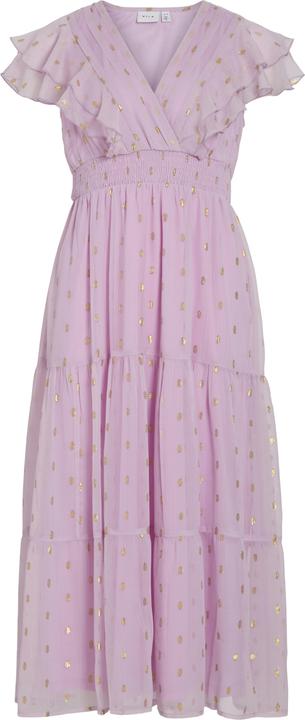 Vila V-Ausschnitt Midikleid (42)