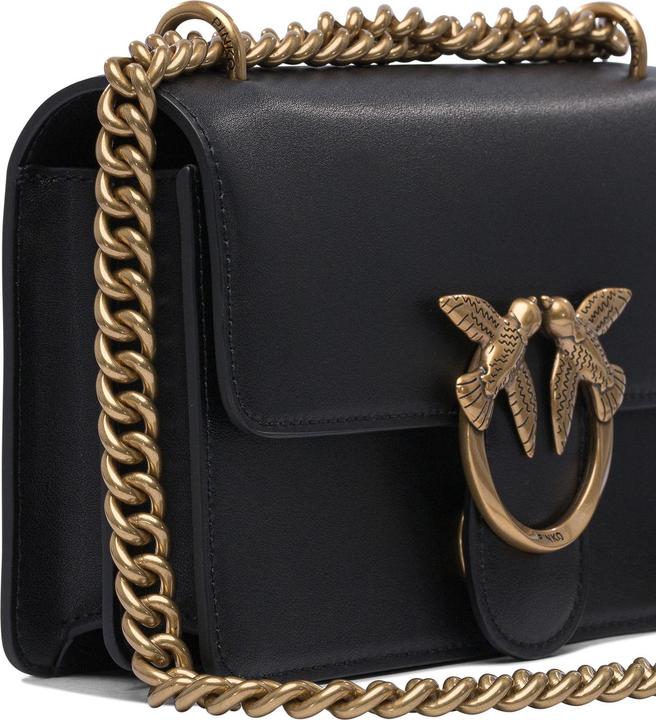 Actual product image Pinko Love One Mini Schoudertas Van Kalfsleer