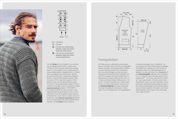 Produktbild Männermode stricken (Deutsch, Christophorus Verlag, 2023)
