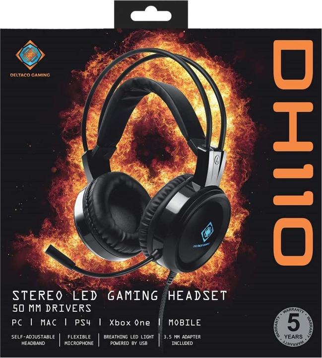 Actual product image Deltaco Gaming DH110 (Cable)