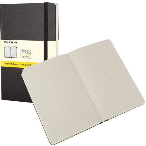 Actual product image Moleskine Notebook Classic Large (A5, Checked, Hardcover)