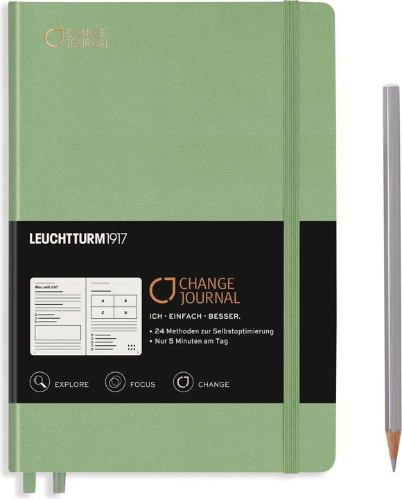 Leuchtturm1917 Change Journal (A5, Blanko, Harter Einband)