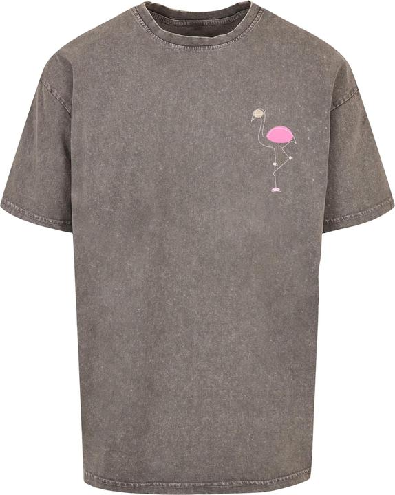 Image du produit Merchcode Flamingo Acid Washed Heavy Oversized Tee - 116899 (3XL)
