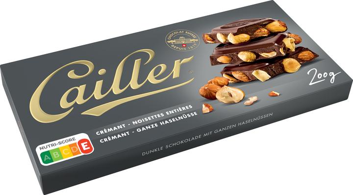Produktbild Cailler Tafelschokolade Dunkel mit Haselnüssen (200 g)