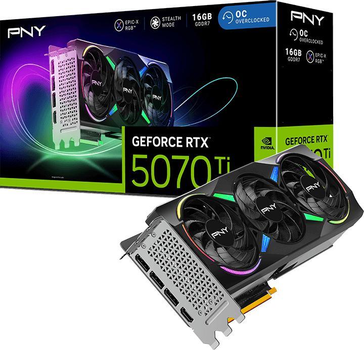 Actual product image PNY GeForce RTX 5070 Ti ARGB OC (16 GB)