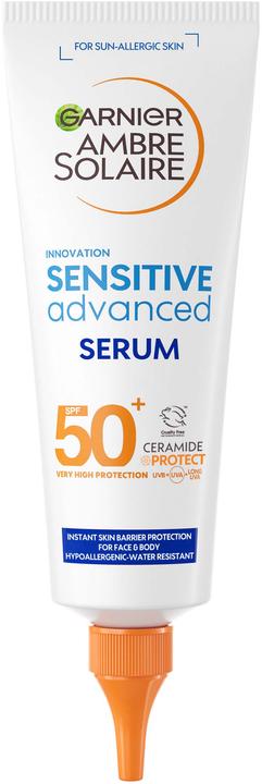 Image du produit Garnier Ambre Solaire Sensitive Advanced expert+ (Crème solaire, SPF 50+, 125 ml, 161 g)