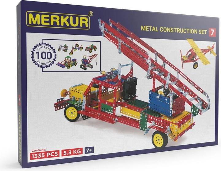 Merkur 7 Big construction set, 1335 Teile, 100 Modelle