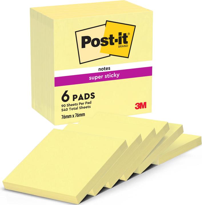 Produktbild Post-it Super Sticky (76 x 76 mm)