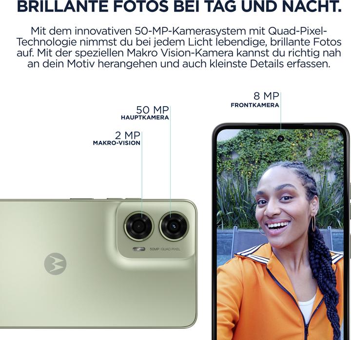 Productafbeelding Motorola moto g24 (128 GB, IJsgroen, 6.56", Hybride dubbele SIM, 50 Mpx, 4G)