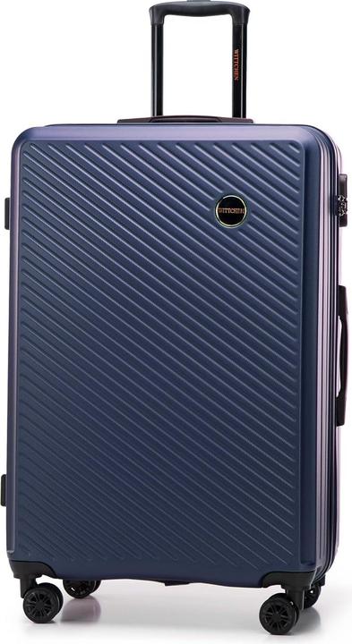 Wittchen Grosser Koffer mit diagonalen Streifen (96 l, L (90 - 115l))