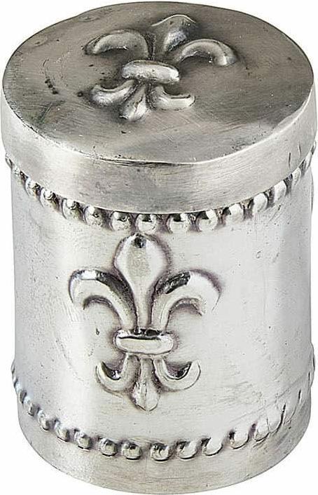 Produktbild Loberon Kerzenanspitzer Fleur De Lys antiksilber (H, 4 cm)