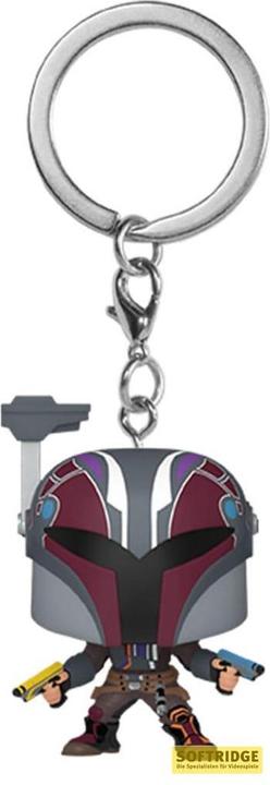Actual product image Funko Star Wars: Ahsoka POP! vinyl keyring 4 cm Sabine Wren Display (12)
