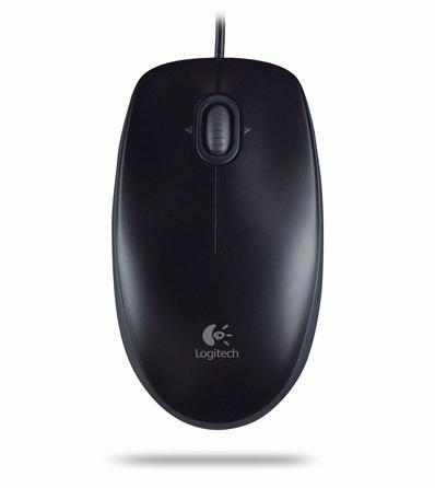 Produktbild Logitech B110 Optical Maus, Schwarz (Kabelgebunden)