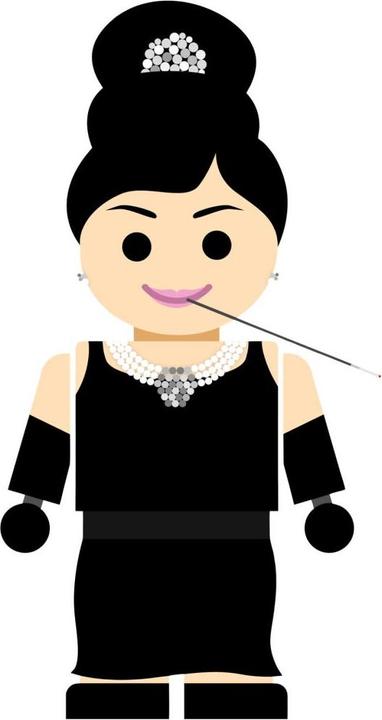 Produktbild Trenddeko Audrey Hepburn Spielzeug (42 x 80 cm)