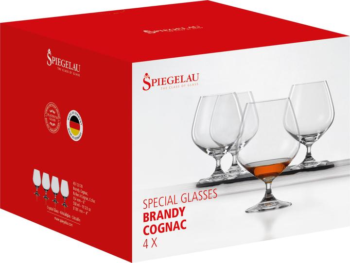 Produktbild Spiegelau Cognacschwenker 4er Set (5.58 dl, 4 x, Cognacgläser)