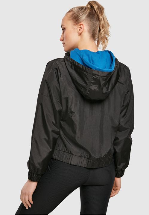 Actual product image Urban Classics Ladies Oversized Shiny Crinkle Nylon Jacket (XL)